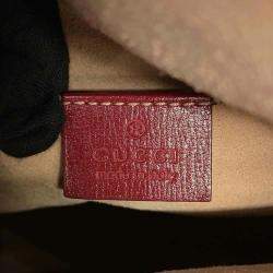 Gucci Horsebit 1955  Red Leather Bucket Bag