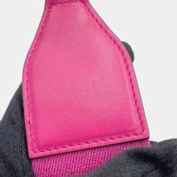 Gucci Pink Nylon Leather GG Matelasse Mini Travel Bag 