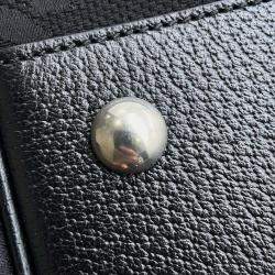 Gucci Black  Canvas Leather Jumbo GG Small Duffle Bag 