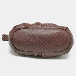 Gucci Brown Diamante Leather Medium Sukey Tote