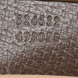 Gucci Beige/Brown GG Supreme Canvas and Leather Medium Ophidia Boston Bag