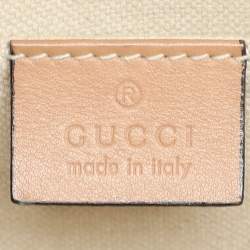 Gucci Beige Guccissima Leather Small Emily Chain Shoulder Bag