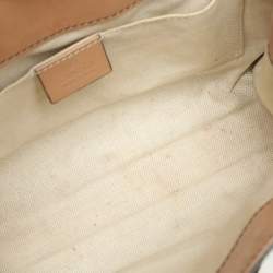 Gucci Beige Guccissima Leather Small Emily Chain Shoulder Bag