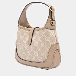 Gucci Beige Mini GG Supreme Jackie 1961 Satchel