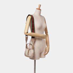 Gucci Beige Mini GG Supreme Jackie 1961 Satchel
