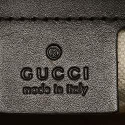 Gucci Beige/Brown GG Canvas Medium Vintage Web Boston Bag