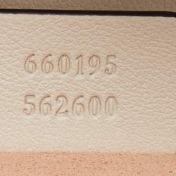 Gucci Off White Leather Small Bamboo Diana Tote