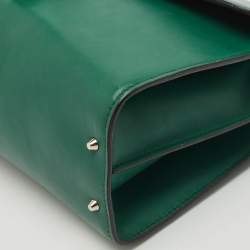 Gucci Green Leather Medium Interlocking G Shoulder Bag