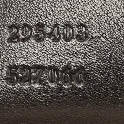 Gucci Black Guccissima Leather Large Emily Chain Shoulder Bag
