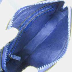 Gucci Blue and Orange Leather Shoulder Bag