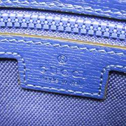 Gucci Blue and Orange Leather Shoulder Bag