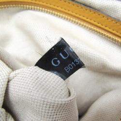 Gucci Beige and Yellow GG Canvas Bella Shoulder Bag
