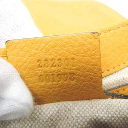 Gucci Beige and Yellow GG Canvas Bella Shoulder Bag