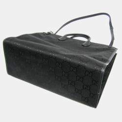 Gucci Black Nylon Canvas GG Off The Grid Shoulder Bag
