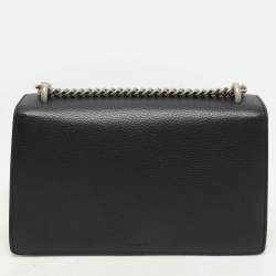 Gucci Black Leather Small Dionysus Shoulder Bag