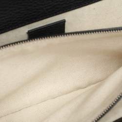 Gucci Black Leather Small Dionysus Shoulder Bag