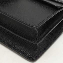 Gucci Black Leather Small Dionysus Shoulder Bag