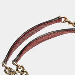 Gucci Red Medium Leather Soho Chain Tote