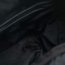 Pre Owned Gucci Red Nylon Web L'Aveugle Par Amour Embroidered Backpack