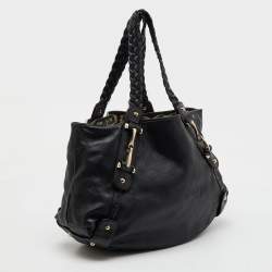 Gucci Black Guccissima Leather Pelham Shoulder Bag