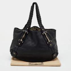 Gucci Black Guccissima Leather Pelham Shoulder Bag