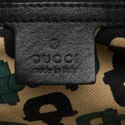 Gucci Black Guccissima Leather Pelham Shoulder Bag