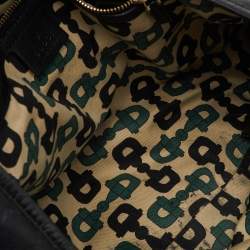 Gucci Black Guccissima Leather Pelham Shoulder Bag