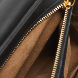 Gucci Tricolor GG Supreme Canvas and Leather Medium Padlock Shoulder Bag