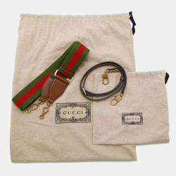 Gucci  Brown Leather Bamboo Medium Diana Bamboo Shoulder Bag
