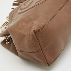 Gucci Brown Leather Medium Soho Chain Shoulder Bag