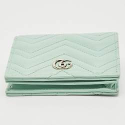 Gucci Matelassé Leather GG Marmont Card Case