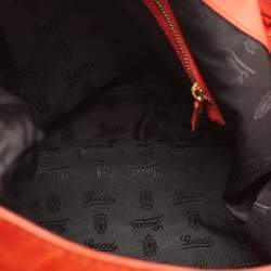 Gucci Red Leather Large New Jackie Hobo