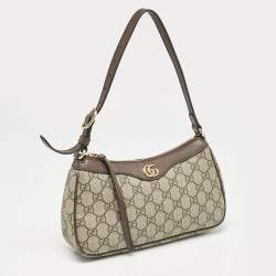 Pre Owned Gucci Beige/Brown GG Supreme Canvas Small Ophidia Bag