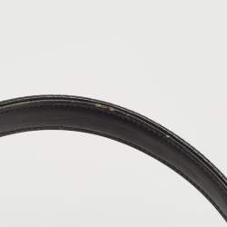Gucci Black Lizard Vintage Top Handle Bag