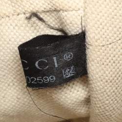 Gucci Beige GG Soft Supreme Canvas Angry Cat Print Backpacks