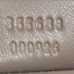 Pre Owned Gucci Black Crystal Embellished Suede Interlocking G Broadway Clutch