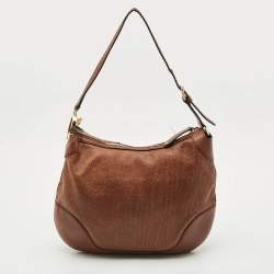 Gucci Brown Guccissima Leather Charlotte Hobo