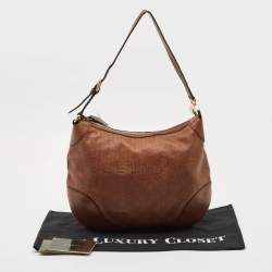 Gucci Brown Guccissima Leather Charlotte Hobo