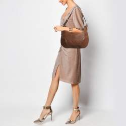Gucci Brown Guccissima Leather Charlotte Hobo