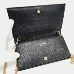 Gucci Black, Off White Leather Adidas Wallet on Chain 