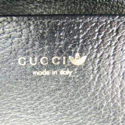 Gucci Black, Off White Leather Adidas Wallet on Chain 