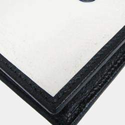Gucci Black, Off White Leather Adidas Wallet on Chain 
