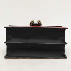 Gucci Multicolor Calf Hair and Leather Medium Dionysus Bamboo Top Handle Bag