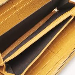 Gucci Orange Leather Soho Zip Continental Wallet