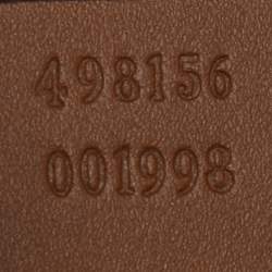 Gucci Brown/Beige GG Supreme Canvas and Leather Small Padlock Shoulder Bag