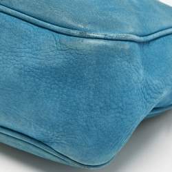 Gucci Blue Nubuck Medium Soho Chain Shoulder Bag
