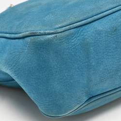 Gucci Blue Nubuck Medium Soho Chain Shoulder Bag