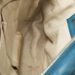 Gucci Blue Nubuck Medium Soho Chain Shoulder Bag
