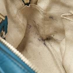 Gucci Blue Nubuck Medium Soho Chain Shoulder Bag