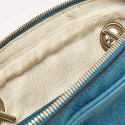 Gucci Blue Nubuck Medium Soho Chain Shoulder Bag